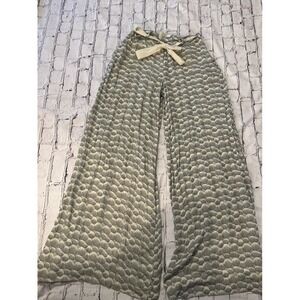 Elevenes anthropology wide leg sailor style cotton‎ blend trouser pant size 4